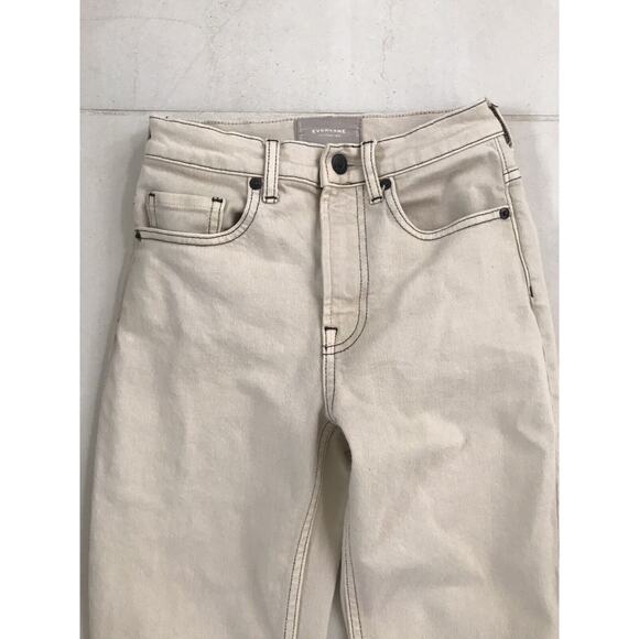 Everlane Denim Jeans Cheeky High Rise Skinny Stretch Crop FLAW - Picture 2 of 12